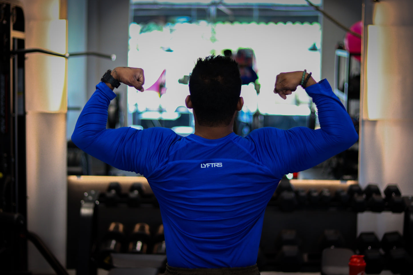 LYFTRS Royal Pulse Full Sleeve Compression T-Shirt | Airflow Series