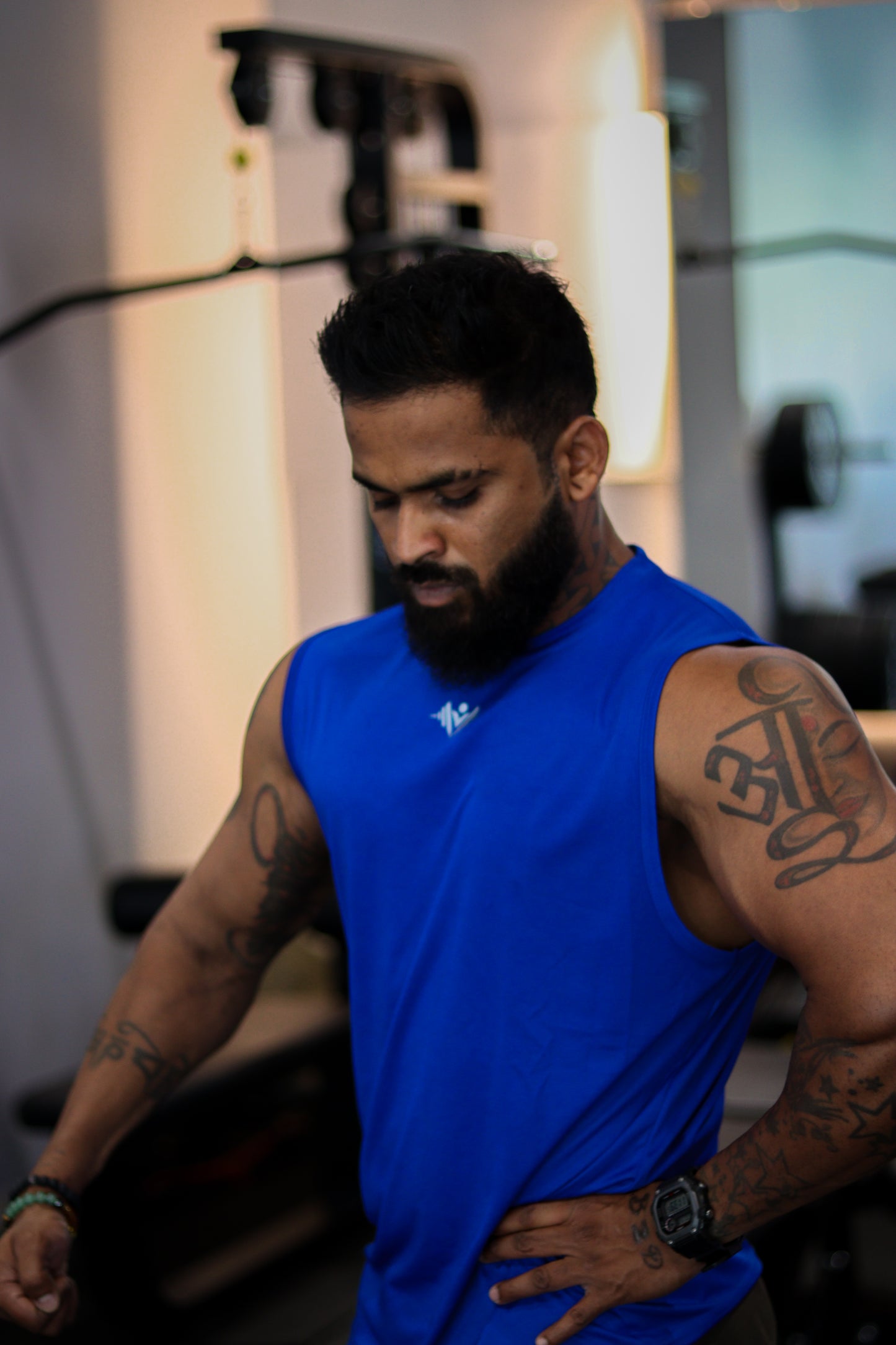 LYFTRS Royal Pulse Sleeveless T-Shirt – Flex Series