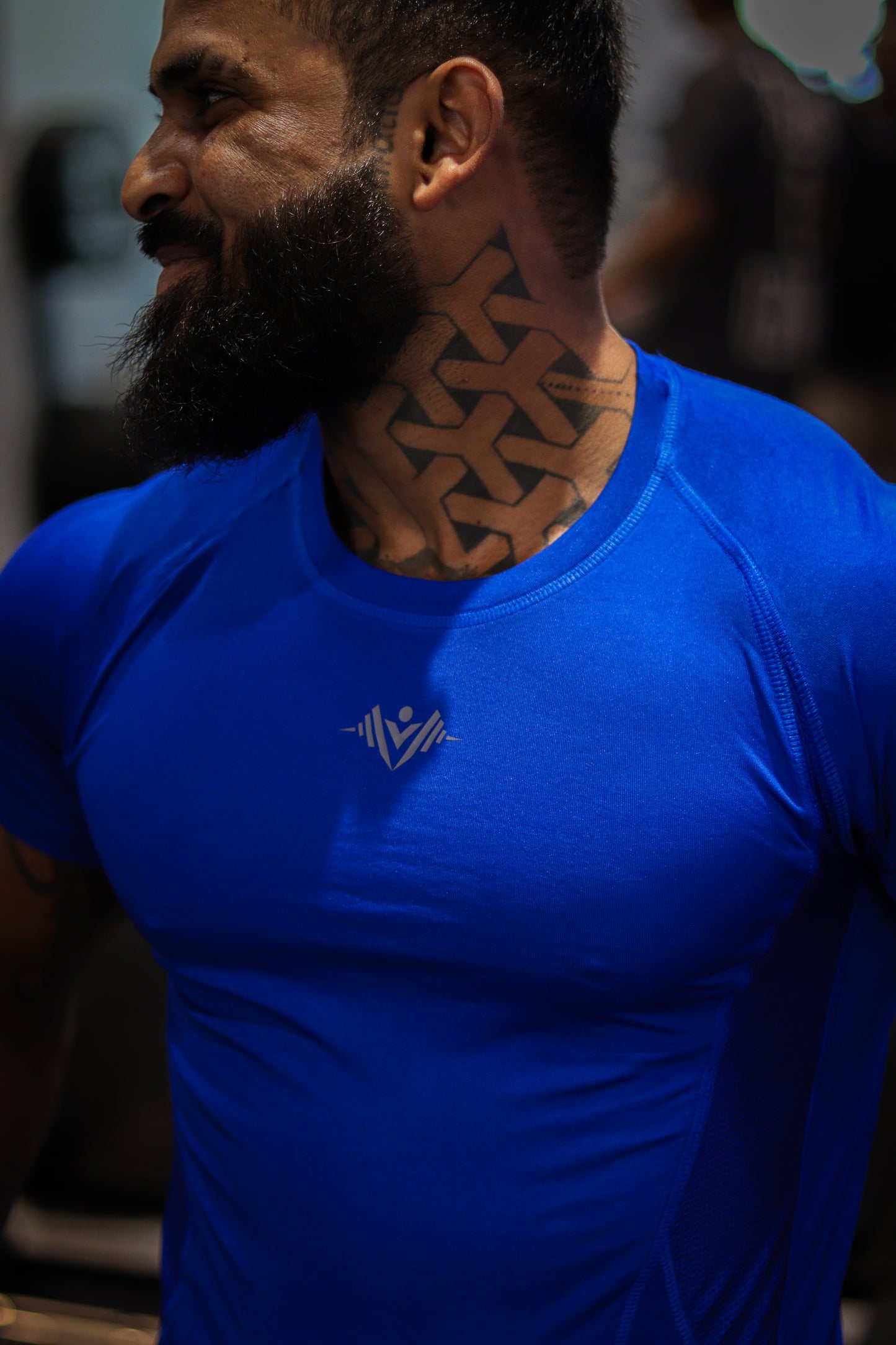 LYFTRS Royal Pulse Half Sleeve Compression T-Shirt | AirFlow Series
