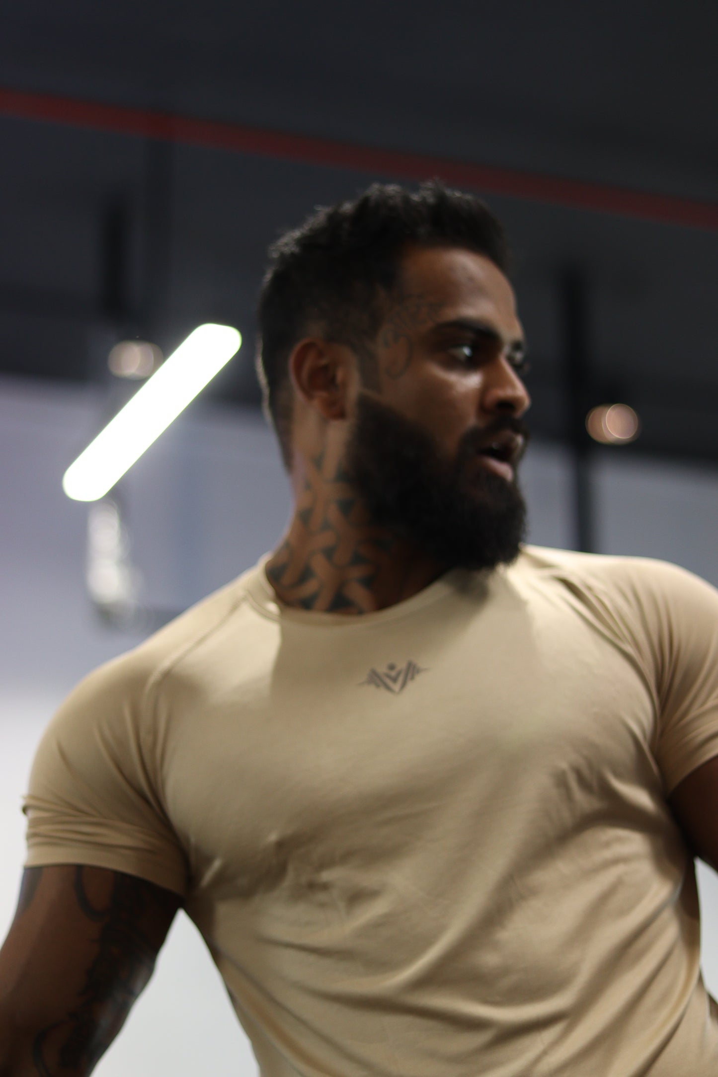 LYFTRS Sahara Sand Half Sleeve Compression T-Shirt | Performance Series