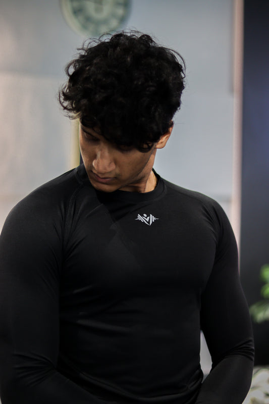 LYFTRS Blackout Flex Full Sleeve Compression T-Shirt | Performance Series