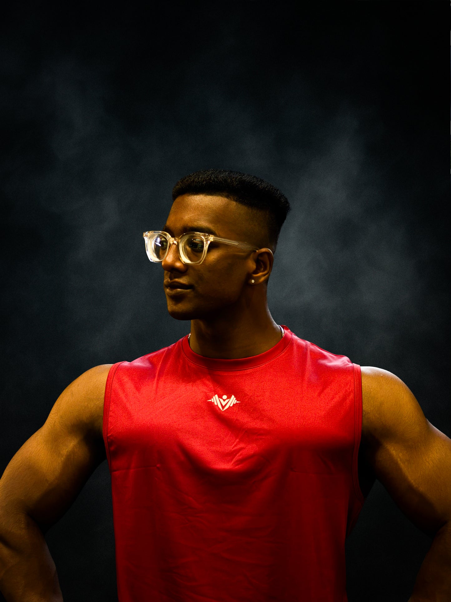 LYFTRS Iron Maroon Sleeveless T-Shirt – Flex Series