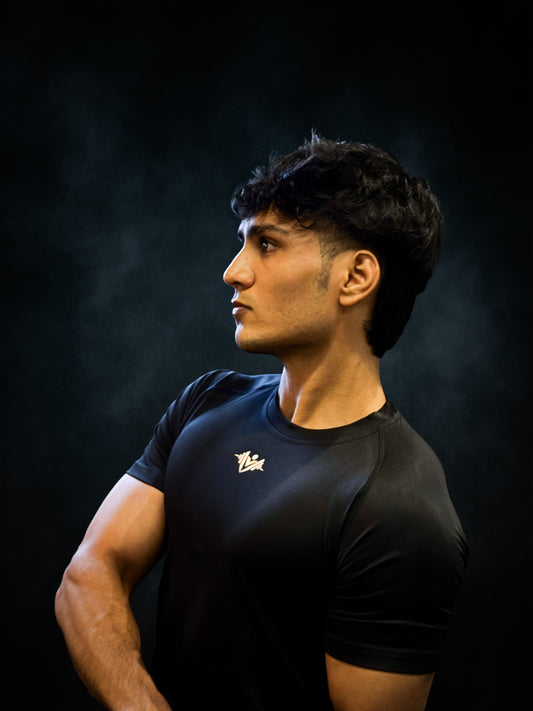 LYFTRS Blackout Flex Half Sleeve Compression T-Shirt | Performance Series