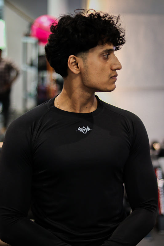 LYFTRS Blackout Flex Full Sleeve Compression T-Shirt | Performance Series