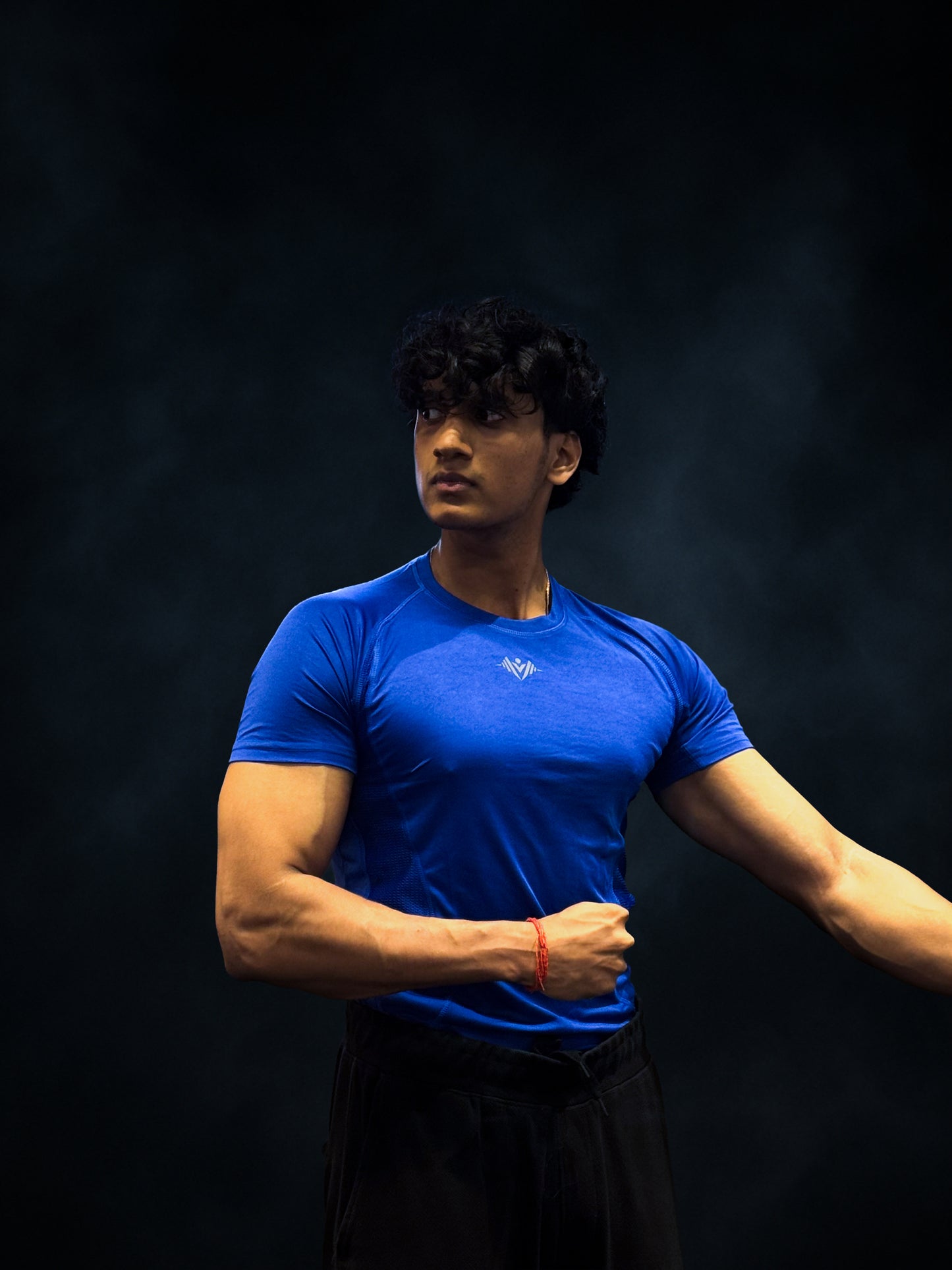LYFTRS Royal Pulse Half Sleeve Compression T-Shirt | AirFlow Series