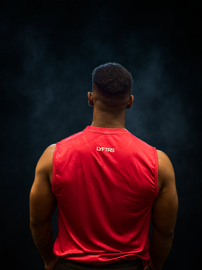 LYFTRS Iron Maroon Sleeveless T-Shirt – Flex Series