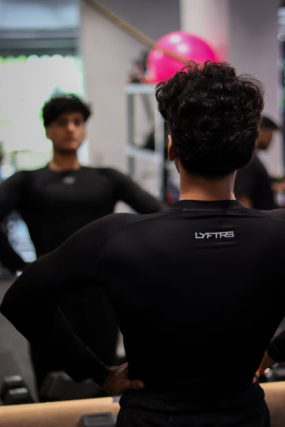 LYFTRS Blackout Flex Full Sleeve Compression T-Shirt | Performance Series